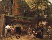 Eastman Johnson Das Leben im Suden painting